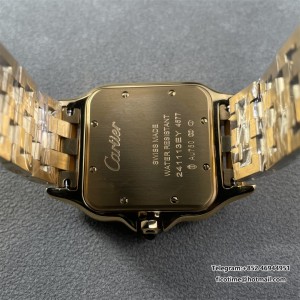 BVF Swiss Quartz PANTHERE 31mm YG White Dial YG Bracelet - Image 9