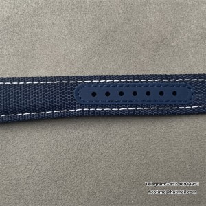Speedmaster Professional Snoopy SS SMF 1:1 Best Edition Silver Dial Blue Marker On Blue Nylon Strap A3861(Free SS Bracelet) - Image 3