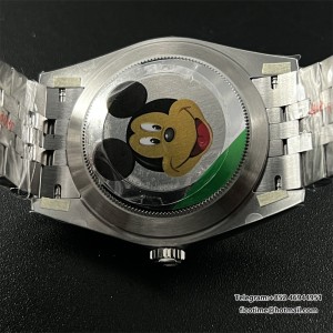 DateJust 41mm 126334 904L SS Clean Plus 1:1 Best Edition Green Dial Stick Marker On Jubilee Bracelet DD3235 - Image 7