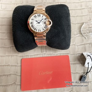 Ballon Bleu 33mm YG 3KF 1:1 Best Edition White Dial on YG Bracelet A076 - Image 4