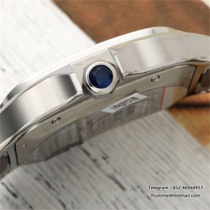AF Santos Large 40mm Green Dial MY9015 SS Bracelet - Image 5