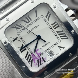 AF Santos 40mm XL White Dial MY9015 SS Bracelet - Image 4