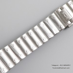 AF Santos 40mm XL Blue Dial MY9015 SS Bracelet - Image 5