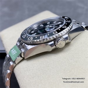 GMT-Master II 126710 GRNR Black/Gray Ceramic ARF 1:1 Best Edition Black Dial On Jubilee Bracelet DD3285 CHS - Image 4
