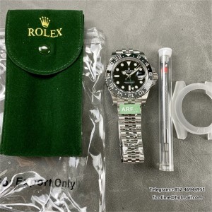 GMT-Master II 126710 GRNR Black/Gray Ceramic ARF 1:1 Best Edition Black Dial On Jubilee Bracelet DD3285 CHS - Image 8