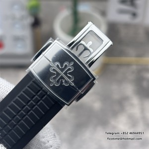 Aquanaut 5968 SS P1F Best Edition Gray Dial On Black Rubber Strap A520 - Image 3