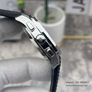 Aquanaut 5968 SS P1F Best Edition Gray Dial On Black Rubber Strap A520 - Image 5