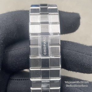 Chopard Alpine Eagle 41mm Lucent Steel Pine Green Sunburst Stick Dial on SS Bracelet A2824 - Image 6