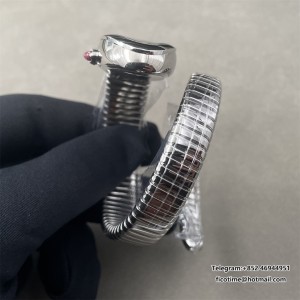 Serpenti 35mm SS BVF 1:1 Best Edition White Dial on SS Bracelet Ronda Quartz - Image 5