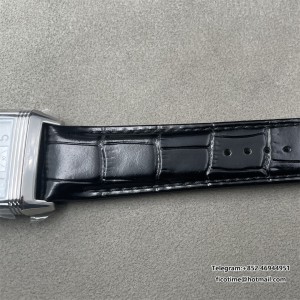 jaeger lecoultre reverso tribute MGF small seconds ss white dial manual wind - Image 4