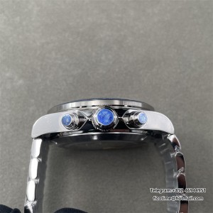 HydroConquest Chrono Mens SS/SS AF Wht/Blu A7750 - Image 3