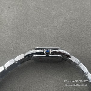 Panthere  Ladies 19mm SS BBA 1:1 Best Edition White Dial On SS Bracelet Ronda Quartz - Image 2