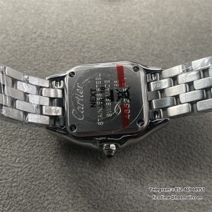 Panthere  Ladies 19mm SS BBA 1:1 Best Edition White Dial On SS Bracelet Ronda Quartz - Image 8