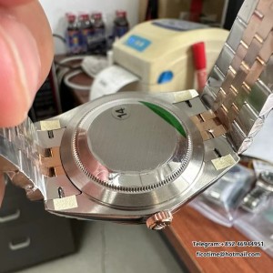 DateJust 126331 41 904L SS/RG VSF 1:1 Best Edition champagne Stick Dial on Jubilee Bracelet DD3235 - Image 8