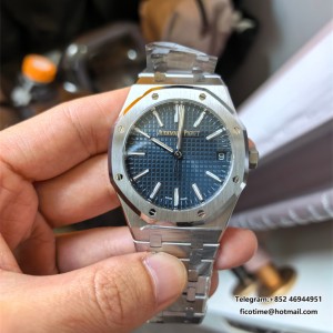 VSF Royal Oak 41mm 15510 SS/SS Blue Dial  DD4302 v2 - Image 4