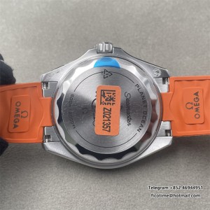 Planet Ocean 600M Orange Ceramic Black Dial on Orange Rubber VS+F A8800 - Image 6
