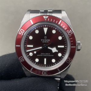 Heritage Black Bay M7941A1A0RU-0003 39mm SS ZF 1:1 Best Edition Burgundy red dial Red Bezel on SS Bracelet A2824 - Image 1