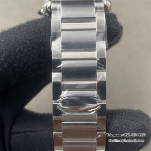 Tank must 33.7x25.5 SS K11F 1:1 Best Edition White Dial on SS Bracelet Ronda Quartz - Image 4