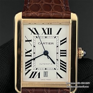 Cartier Tank Solo 4324 RG/LE Wht AF A1847 Mod XL - Image 1