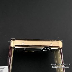 Cartier Tank Solo 4324 RG/LE Wht AF A1847 Mod XL - Image 4