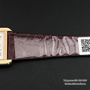 Cartier Tank Solo 4324 RG/LE Wht AF A1847 Mod XL - Image 6
