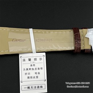Cartier Tank Solo 4324 RG/LE Wht AF A1847 Mod XL - Image 8