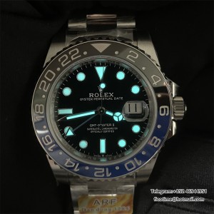 ARF GMT Master II 126710 Batman 40mm Oyster SS/SS Black Dial DD3285 V3 - Image 9
