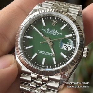 VSF Datejust 126234 36mm 2026 Jubilee SS/SS Ombre Green/Stk DD3235 V2 - Image 3