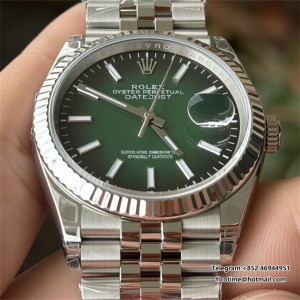VSF Datejust 126234 36mm 2026 Jubilee SS/SS Ombre Green/Stk DD3235 V2 - Image 4