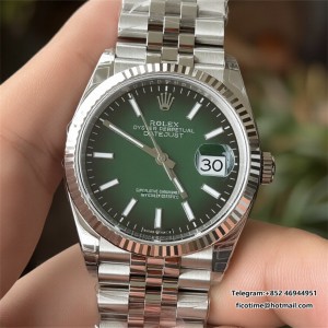 VSF Datejust 126234 36mm 2026 Jubilee SS/SS Ombre Green/Stk DD3235 V2 - Image 6
