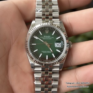 VSF Datejust 126234 36mm 2026 Jubilee SS/SS Ombre Green/Stk DD3235 V2 - Image 8