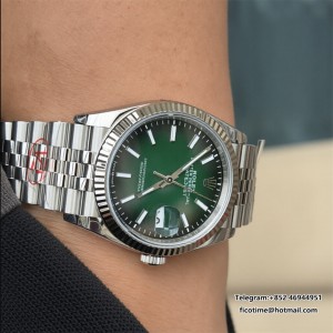 VSF Datejust 126234 36mm 2026 Jubilee SS/SS Ombre Green/Stk DD3235 V2 - Image 9