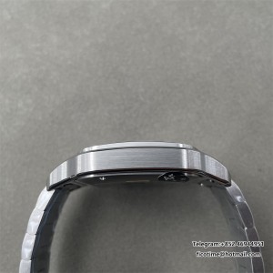 Santos de Cartier 40mm SS AF 1:1 Best Edition Green Dial on SS SmartLinks Bracelet MIYOTA 9015 - Image 3