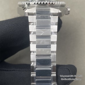 Planet Ocean 600M 42mm SS/SS VSF 1:1 Best Edition Blue Ceramic Black Dial on SS Super Clone - Image 5