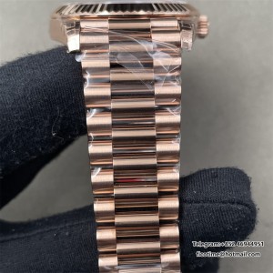 DayDate 40 228235 VSF 1:1 Best Edition Green Roman Dial on President Bracelet VS3255 - Image 5