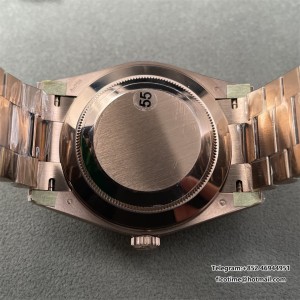 DayDate 40 228235 VSF 1:1 Best Edition Green Roman Dial on President Bracelet VS3255 - Image 9
