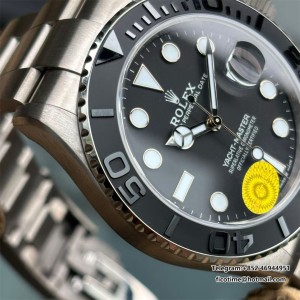 Yacht-Master 226627 Titanium VSF 1:1 Best Edition Black Dial on Titanium Bracelet VS3235v2 - Image 5