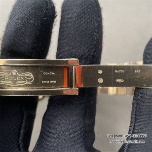 DayDate 36  QF Gold Dial Sticker Marker  on President Bracelet A2836 V2 (Gain Weight) - Image 7