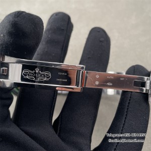 DayDate 36  QF Black Dial Sticker Marker  on President Bracelet A2836 V2 (Gain Weight) - Image 8