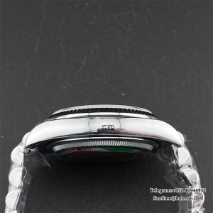 DayDate 36  QF Pink Dial Diamond Marker  on President Bracelet A2836 V2 (Gain Weight) - Image 4