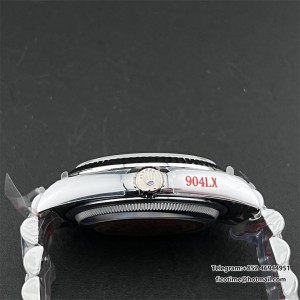 DayDate 36  QF Ombre Blue Dial Roma Marker  on President Bracelet A2836 V2 (Gain Weight) - Image 3