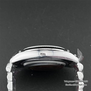 DayDate 36  QF Ombre Blue Dial Roma Marker  on President Bracelet A2836 V2 (Gain Weight) - Image 4