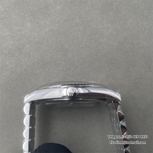 DateJust 41 126334 904L SS VSF 1:1 Best Edition Gray Dial Green Roman on Jubilee Bracelet DD3235 (Free Sprung) - Image 3