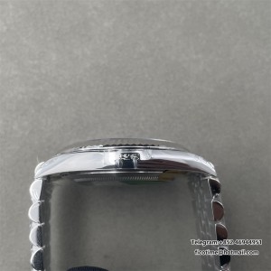DateJust 41 126334 904L SS VSF 1:1 Best Edition Gray Dial Green Roman on Jubilee Bracelet DD3235 (Free Sprung) - Image 4