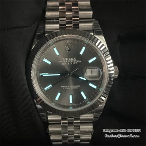 DateJust 41 126334 904L SS VSF 1:1 Best Edition Gray Dial on Jubilee Bracelet DD3235 (Free Sprung) - Image 9