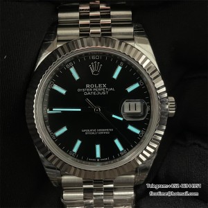 DateJust 41 126334 904L SS VSF 1:1 Best Edition Black Dial on Jubilee Bracelet DD3235 (Free Sprung) - Image 9