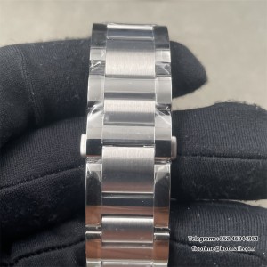 Ballon Bleu 40mm SS AF 1:1 Best Edition White Textured Dial On SS Bracelet Super Clone A2824 - Image 5