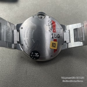 Ballon Bleu 40mm SS AF 1:1 Best Edition White Textured Dial On SS Bracelet Super Clone A2824 - Image 7