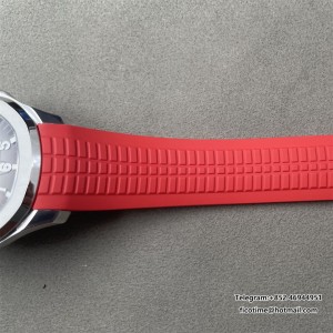 Aquanaut 5167 Singapore SS DDF 1:1 Best Edition Gray Dial on Red Rubber Strap DD324 Super Clone - Image 3