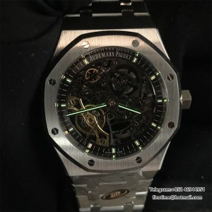 Royal Oak 41mm Openworked 15407 SS DDF 1:1 Best Edition on SS Bracelet SA3132 V3 (Free Sprung) - Image 9